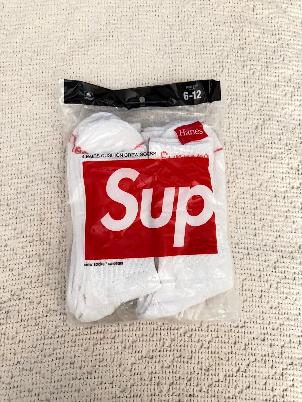 Crew Socks 4 Pack White
